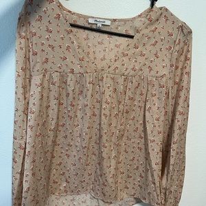 Madewell floral top